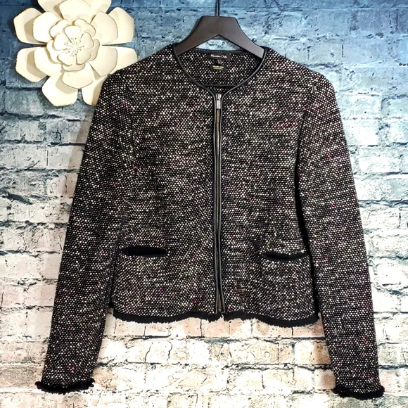 Massimo Dutti Jackets Coats Massimo Dutti Wool Blend Tweed